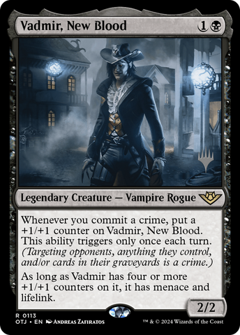{@R} Vadmir, New Blood (Promo Pack) [Outlaws of Thunder Junction Promos][PP OTJ 113]