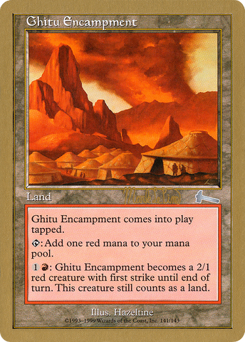 {C} Ghitu Encampment (Mark Le Pine) [World Championship Decks 1999][GB WC99 MLP141]