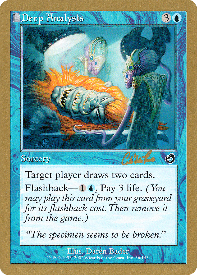 {C} Deep Analysis (Carlos Romao) [World Championship Decks 2002][GB WC02 CR36]