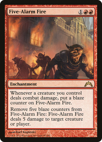 {R} Five-Alarm Fire [Gatecrash][GTC 091]