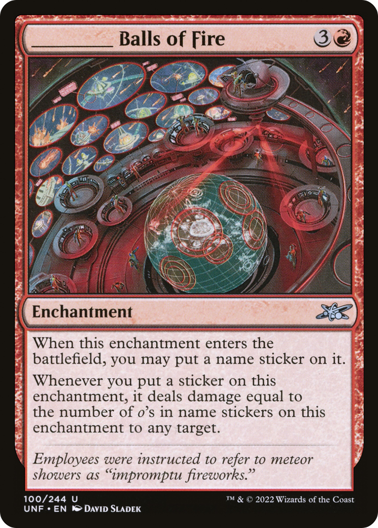 {C} _____ Balls of Fire [Unfinity][UNF 100]