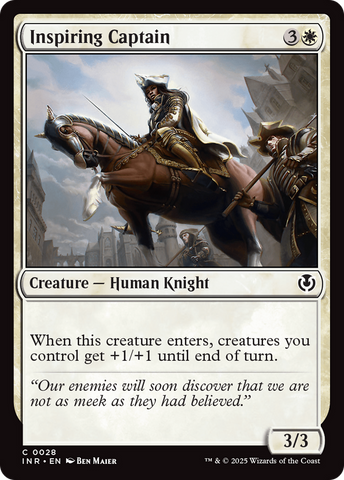 {C} Inspiring Captain [Innistrad Remastered][INR 028]
