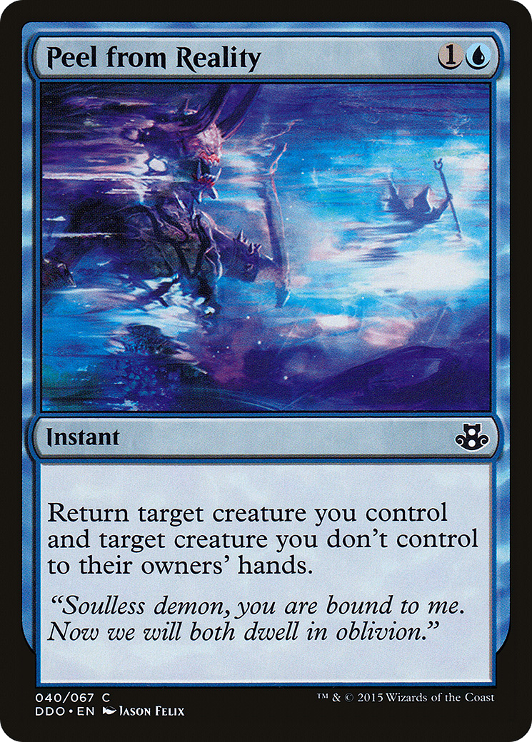 {C} Peel from Reality [Duel Decks: Elspeth vs. Kiora][DDO 040]