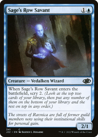{C} Sage's Row Savant [Jumpstart 2022][J22 341]