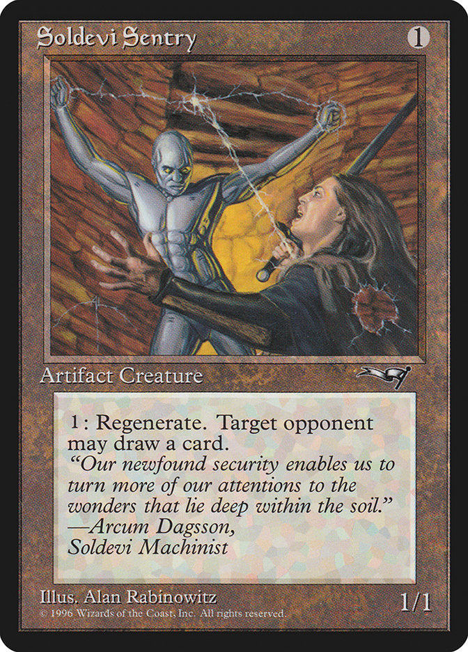 {C} Soldevi Sentry (Hands Raised) [Alliances][ALL 132A]