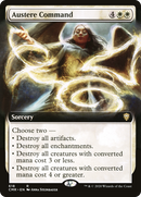 {R} Austere Command (Extended Art) [Commander Legends][CMR 618]