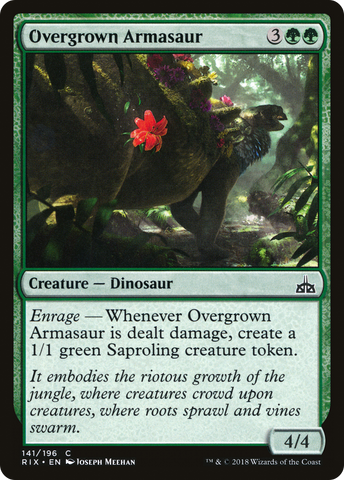 {C} Overgrown Armasaur [Rivals of Ixalan][RIX 141]