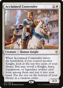 {R} Acclaimed Contender [Throne of Eldraine][ELD 001] - Misty Mountain Games