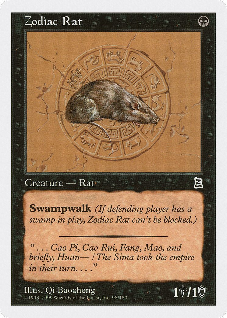 {C} Zodiac Rat [Portal Three Kingdoms][PTK 098] - Misty Mountain Games