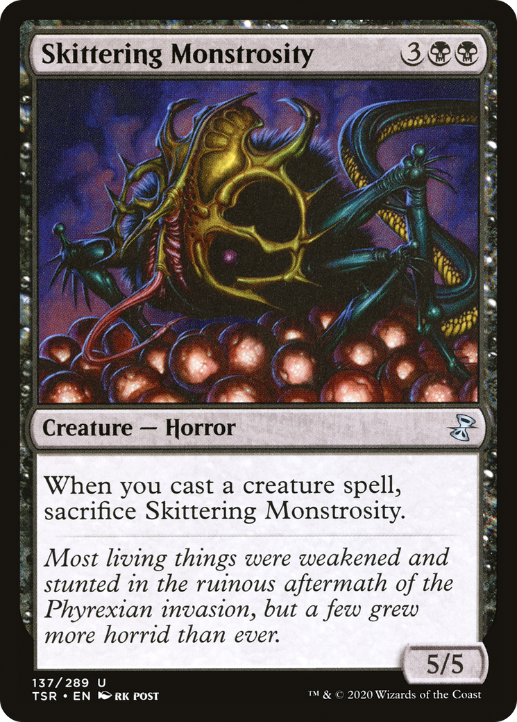 {C} Skittering Monstrosity [Time Spiral Remastered][TSR 137]