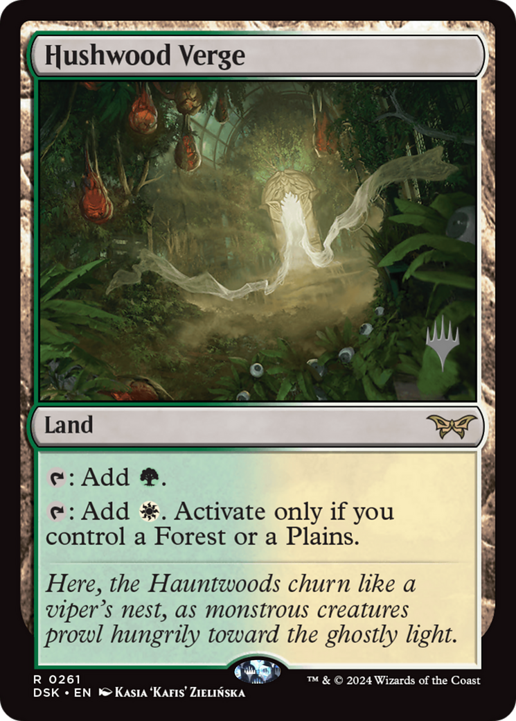 {@R} Hushwood Verge [Duskmourn: House of Horror Promos][PP DSK 261]