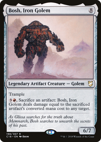 {R} Bosh, Iron Golem [Commander 2018][C18 198]