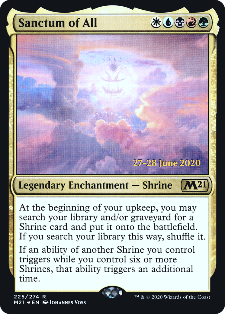 {R} Sanctum of All [Core Set 2021 Prerelease Promos][PR M21 225]