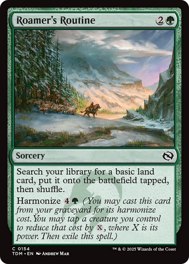 {@C} Roamer's Routine [Tarkir: Dragonstorm][TDM 154]