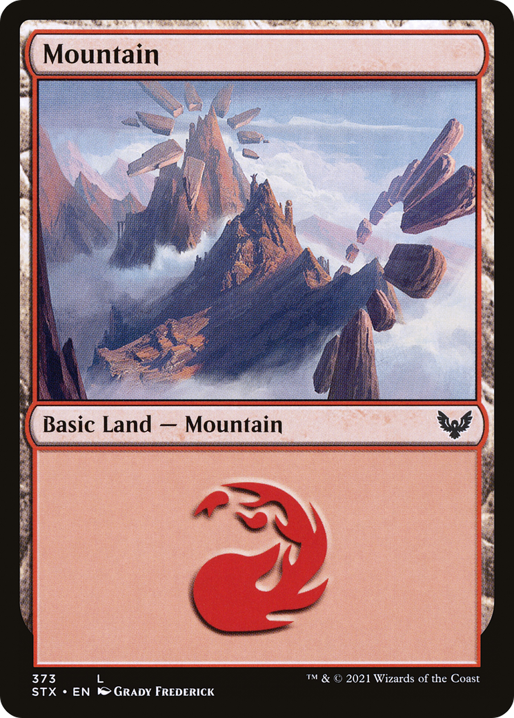 {B}[STX 373] Mountain (373) [Strixhaven: School of Mages]