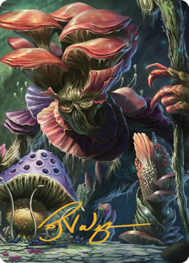 {A} Myconid Spore Tender Art Card (Gold-Stamped Signature) [Commander Legends: Battle for Baldur's Gate Art Series][GS ACLB 024]