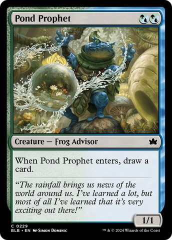 {@C} Pond Prophet [Bloomburrow][BLB 229]