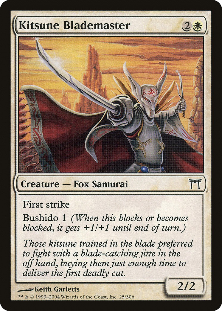 {C} Kitsune Blademaster [Champions of Kamigawa][CHK 025]