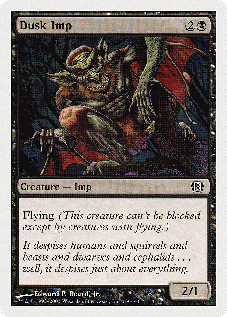 {C} Dusk Imp [Eighth Edition][8ED 130]