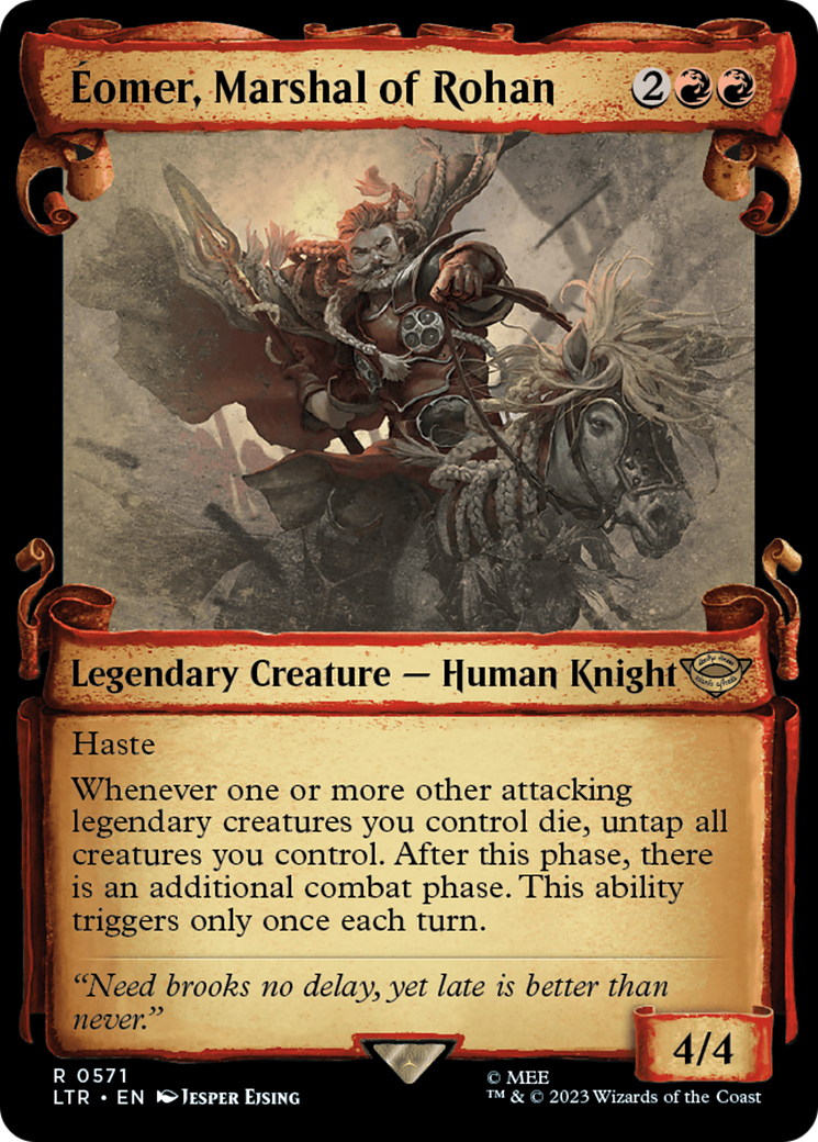 {R} Eomer, Marshal of Rohan [The Lord of the Rings: Tales of Middle-Earth Showcase Scrolls][LTR 571]