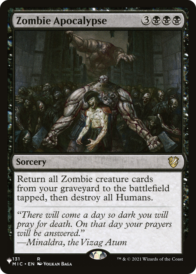 Zombie Apocalypse [LIST 131/038]