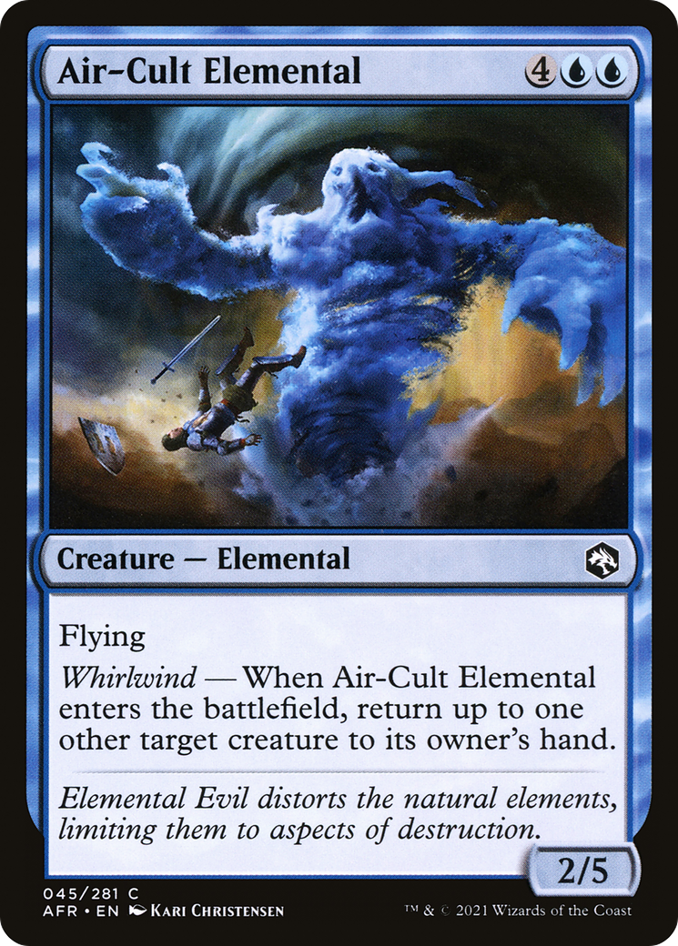 {C} Air-Cult Elemental [Dungeons & Dragons: Adventures in the Forgotten Realms][AFR 045]