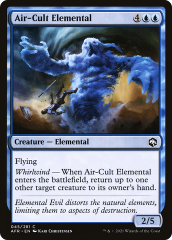 {C} Air-Cult Elemental [Dungeons & Dragons: Adventures in the Forgotten Realms][AFR 045]