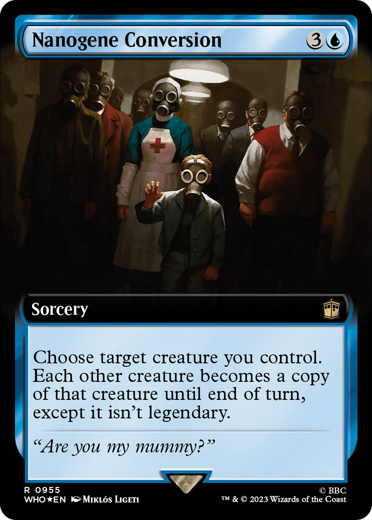 {R} Nanogene Conversion (Extended Art) (Surge Foil) [Doctor Who][WHO 955]