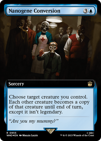 {R} Nanogene Conversion (Extended Art) (Surge Foil) [Doctor Who][WHO 955]