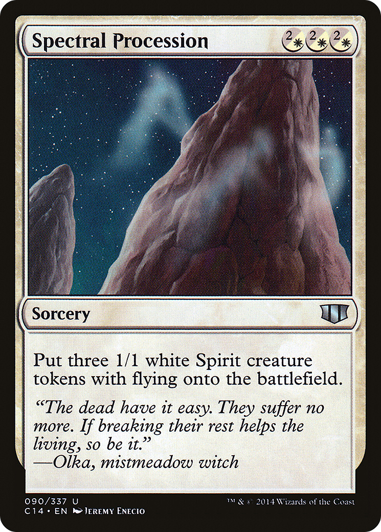 {C} Spectral Procession [Commander 2014][C14 090]
