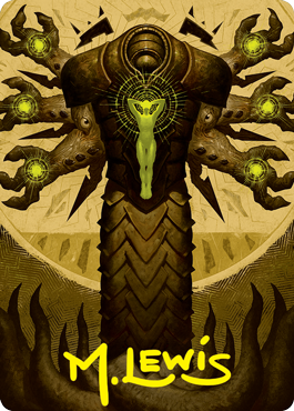 {A} Inquisition of Kozilek Art Card (Gold-Stamped Signature) [Strixhaven: School of Mages Art Series][GS ASTX 071]