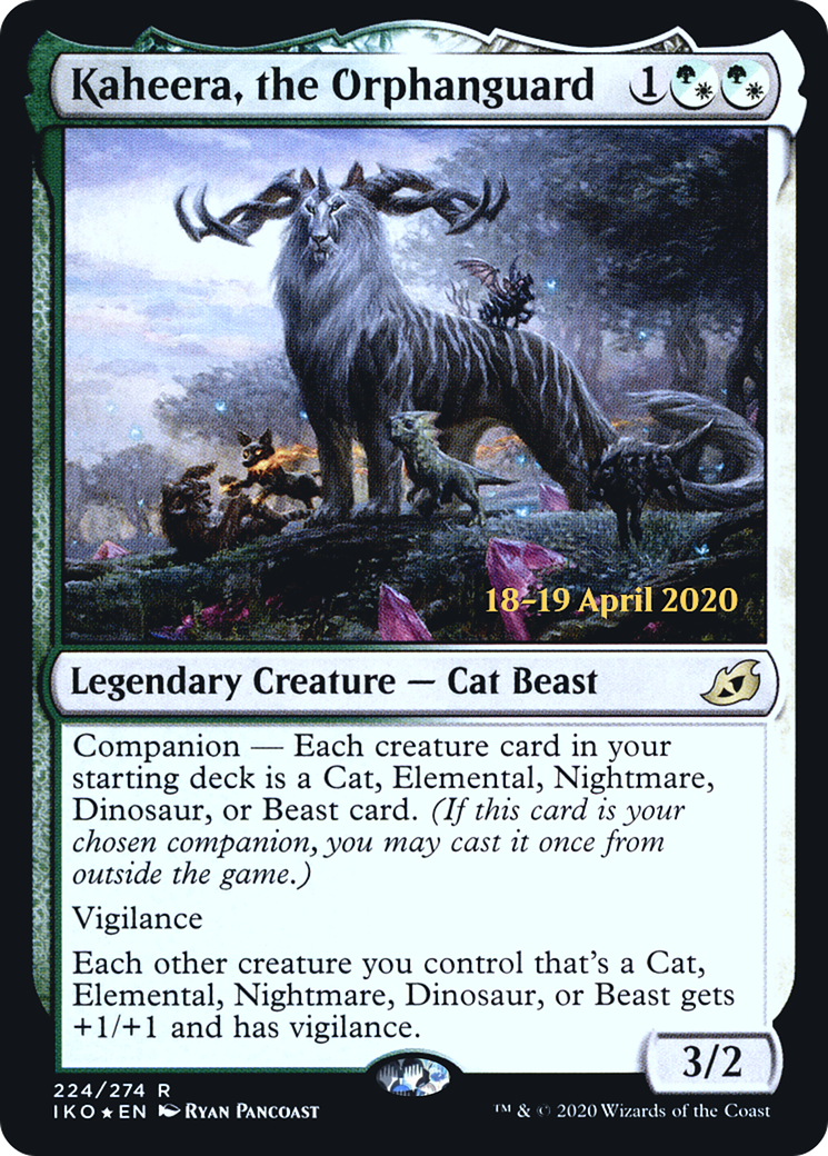 {R} Kaheera, the Orphanguard [Ikoria: Lair of Behemoths Prerelease Promos][PR IKO 224]