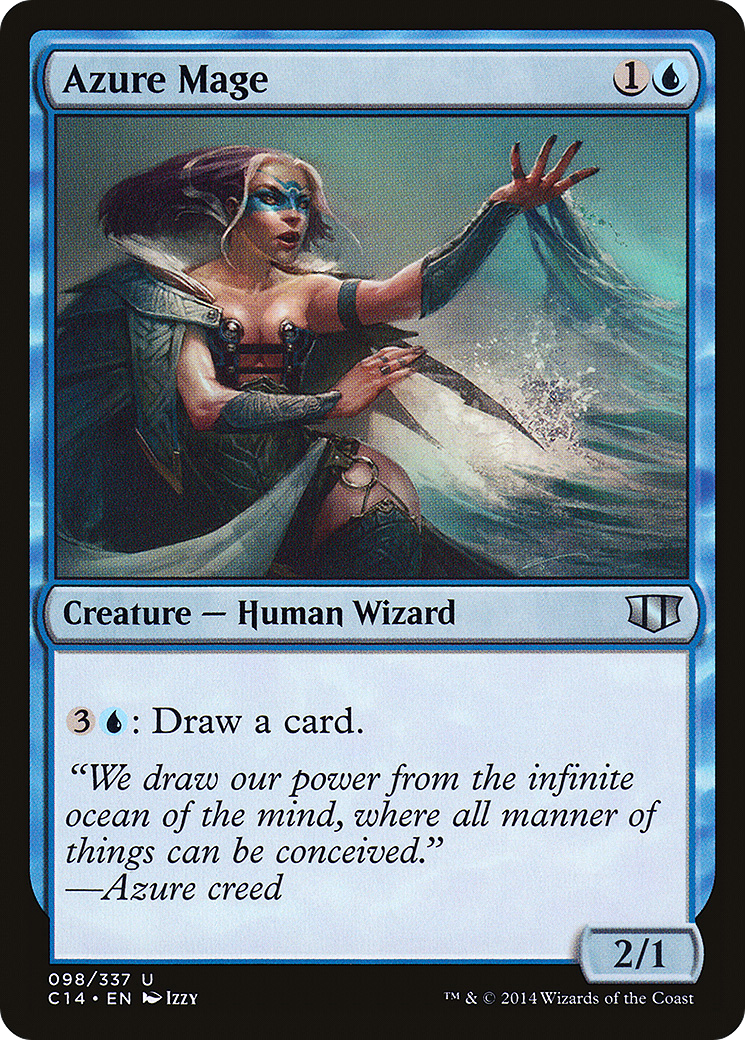 {C} Azure Mage [Commander 2014][C14 098]