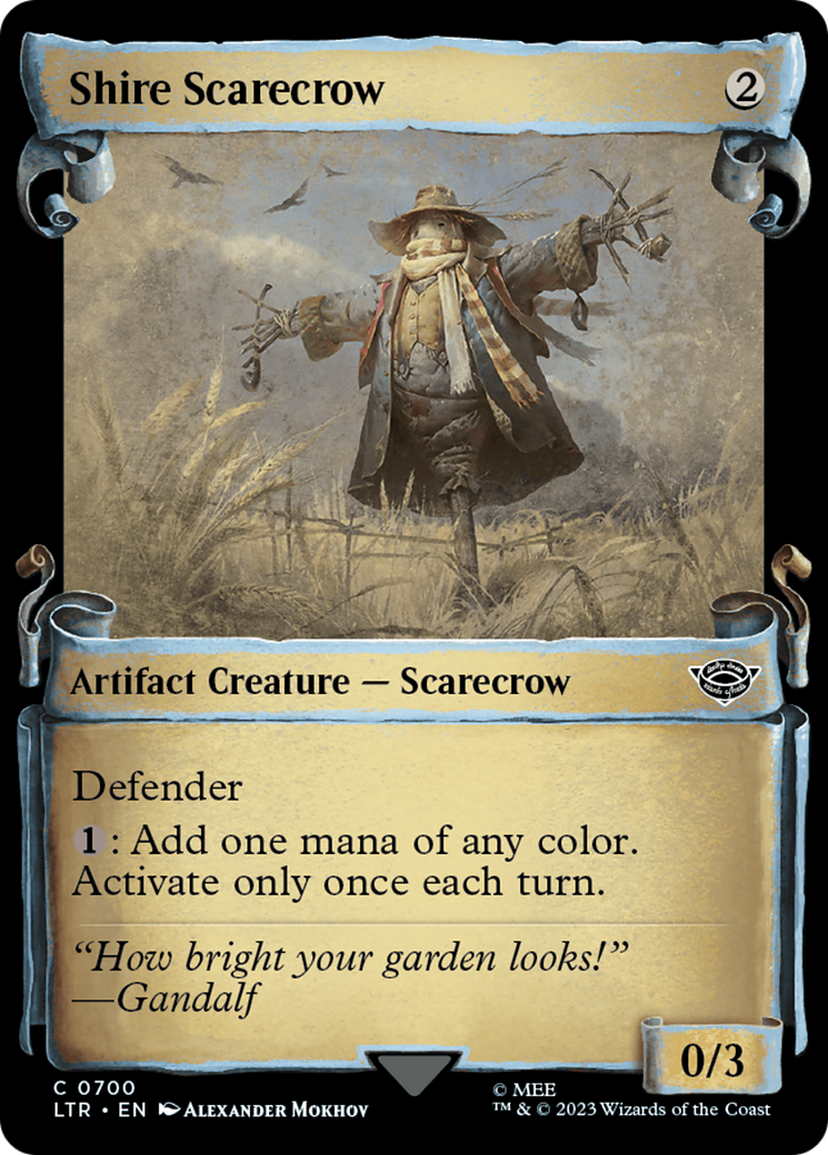 {C} Shire Scarecrow [The Lord of the Rings: Tales of Middle-Earth Showcase Scrolls][LTR 700]