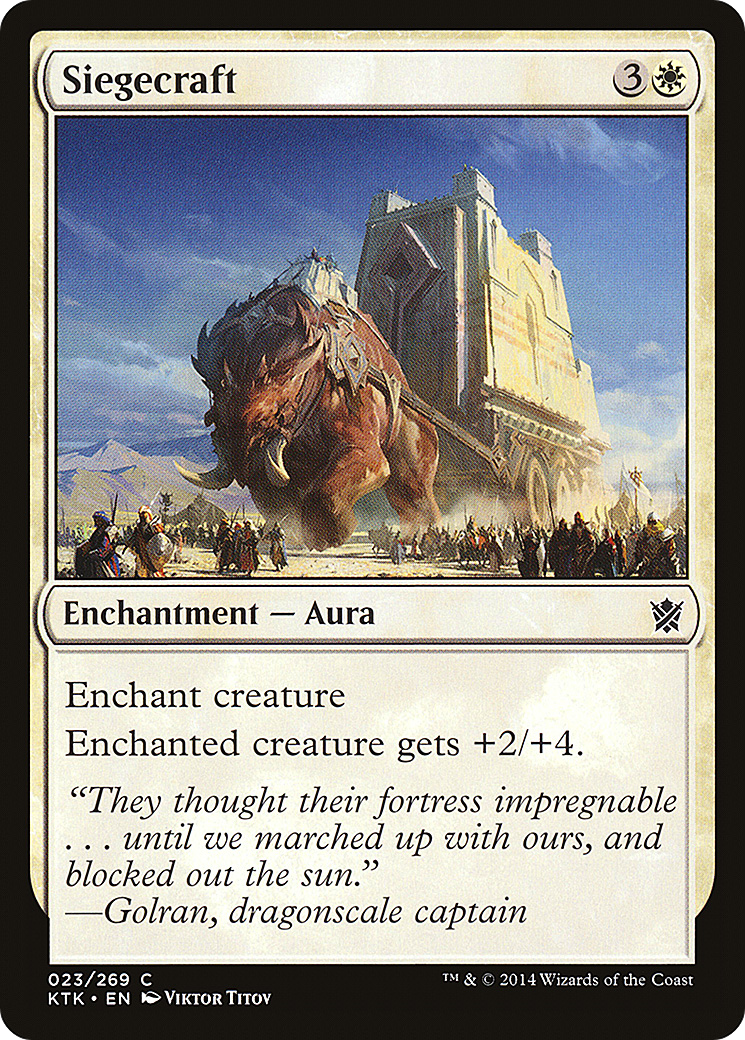 {C} Siegecraft [Khans of Tarkir][KTK 023]