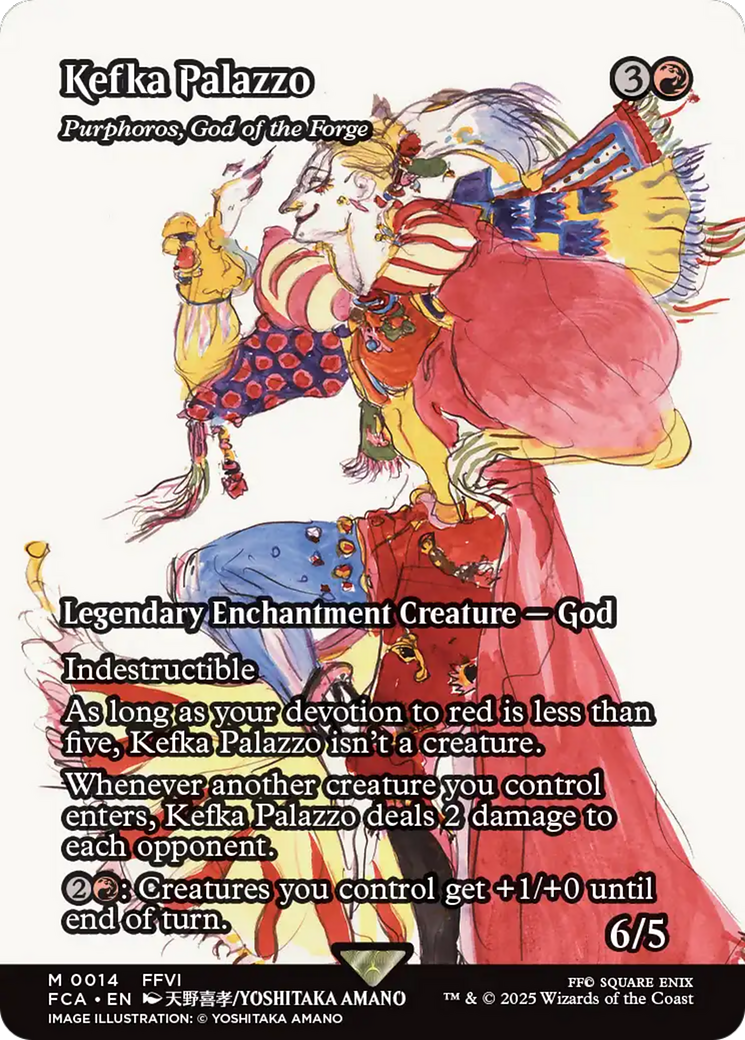 {R} Kefka Palazzo - Purphoros, God of the Forge (Showcase) [FINAL FANTASY : Through the Ages][FCA 014]