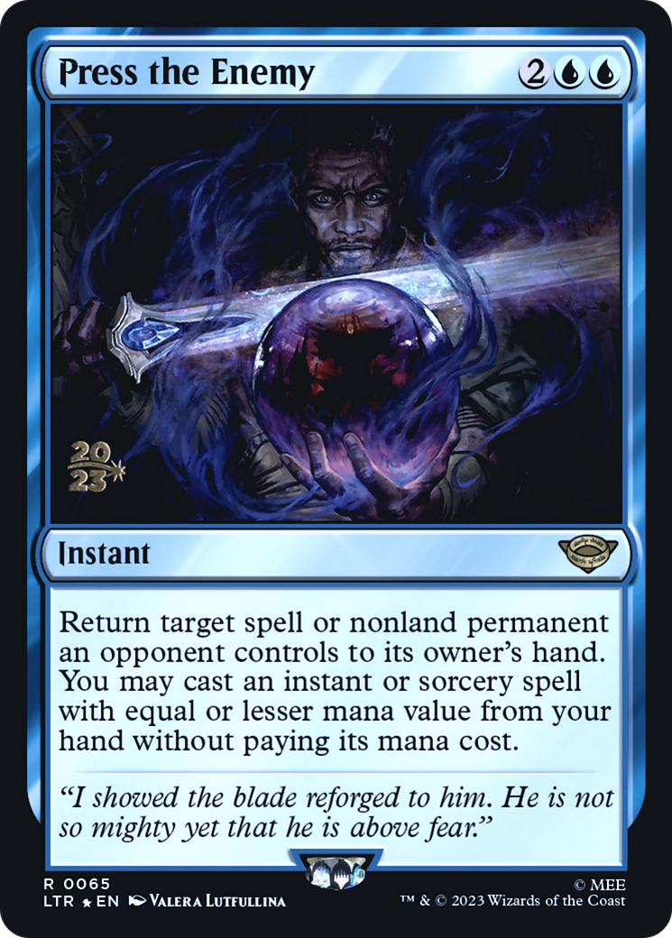{R} Press the Enemy [The Lord of the Rings: Tales of Middle-Earth Prerelease Promos][PR LTR 065]