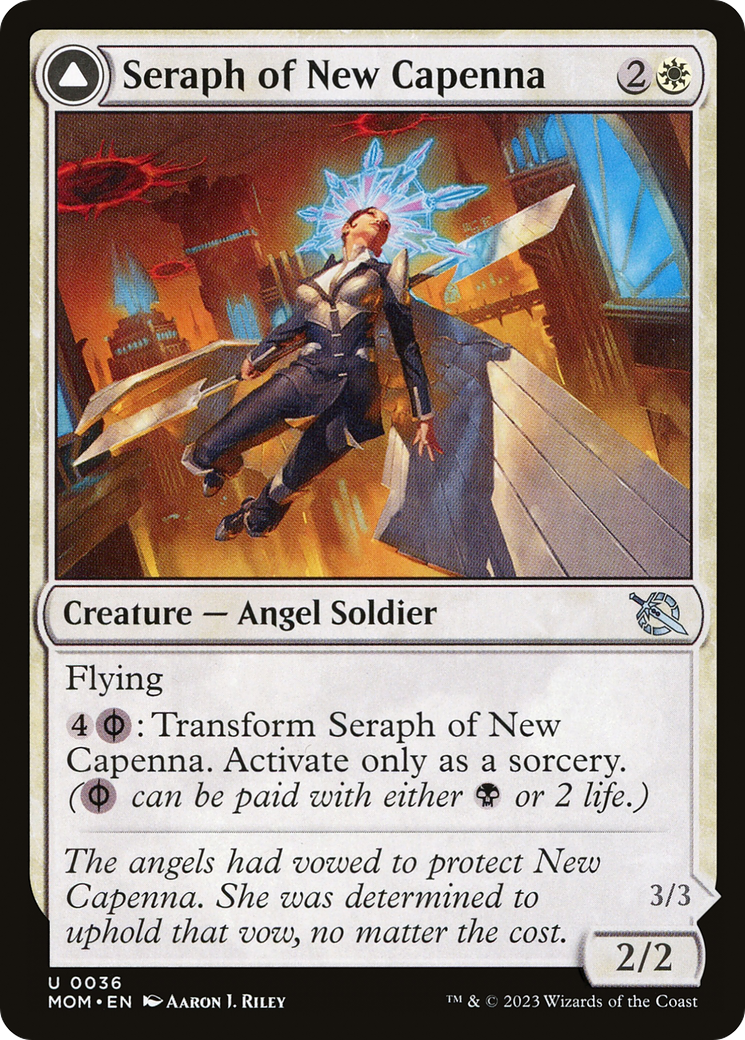 {C} Seraph of New Capenna // Seraph of New Phyrexia [March of the Machine][MOM 036]