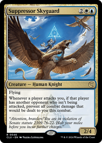 {R} Suppressor Skyguard [Ravnica: Clue Edition][CLU 046]