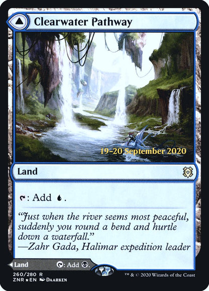 {R} Clearwater Pathway // Murkwater Pathway [Zendikar Rising Prerelease Promos][PR ZNR 260]