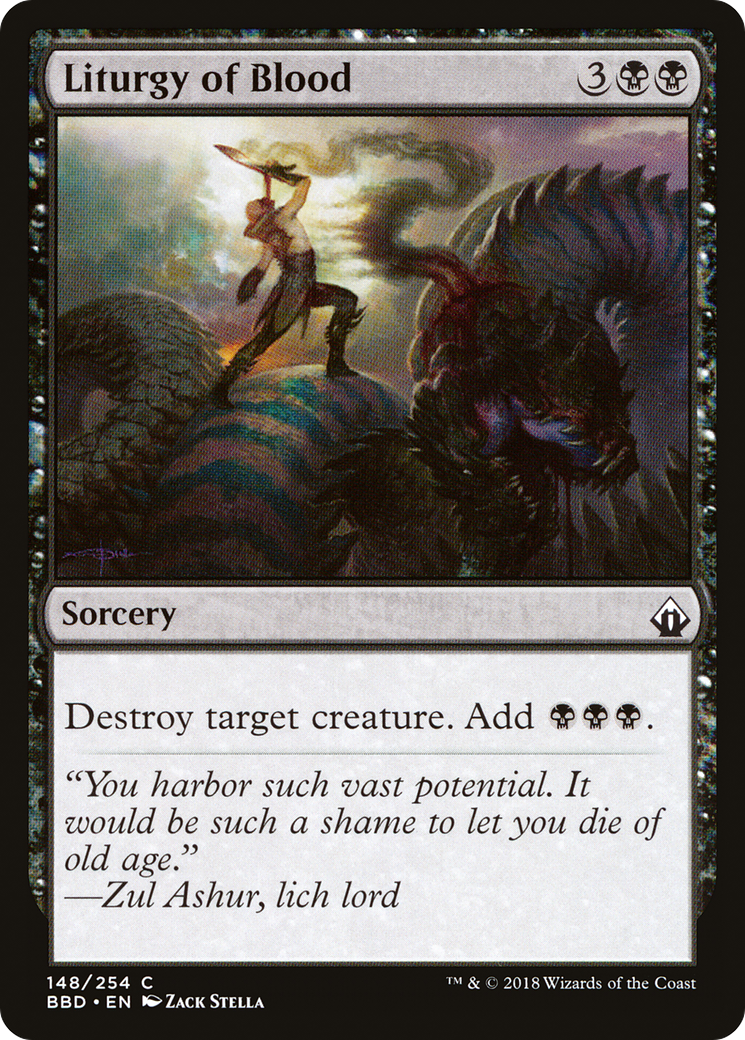 {C} Liturgy of Blood [Battlebond][BBD 148]