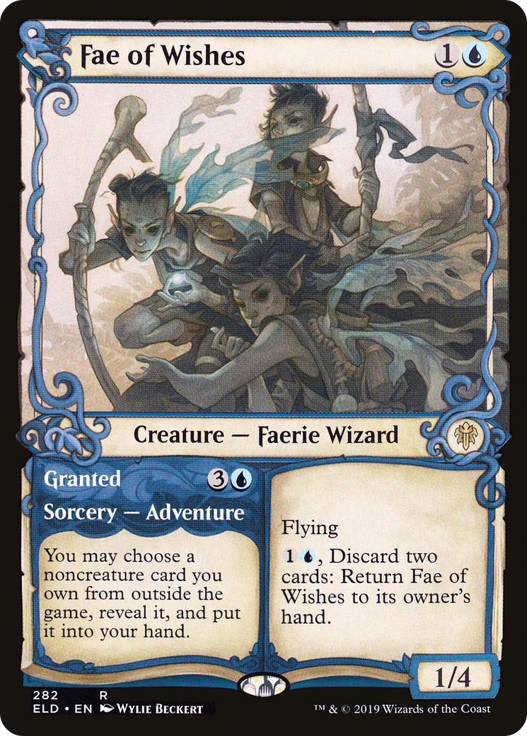 {R} Fae of Wishes // Granted (Showcase) [Throne of Eldraine][ELD 282]