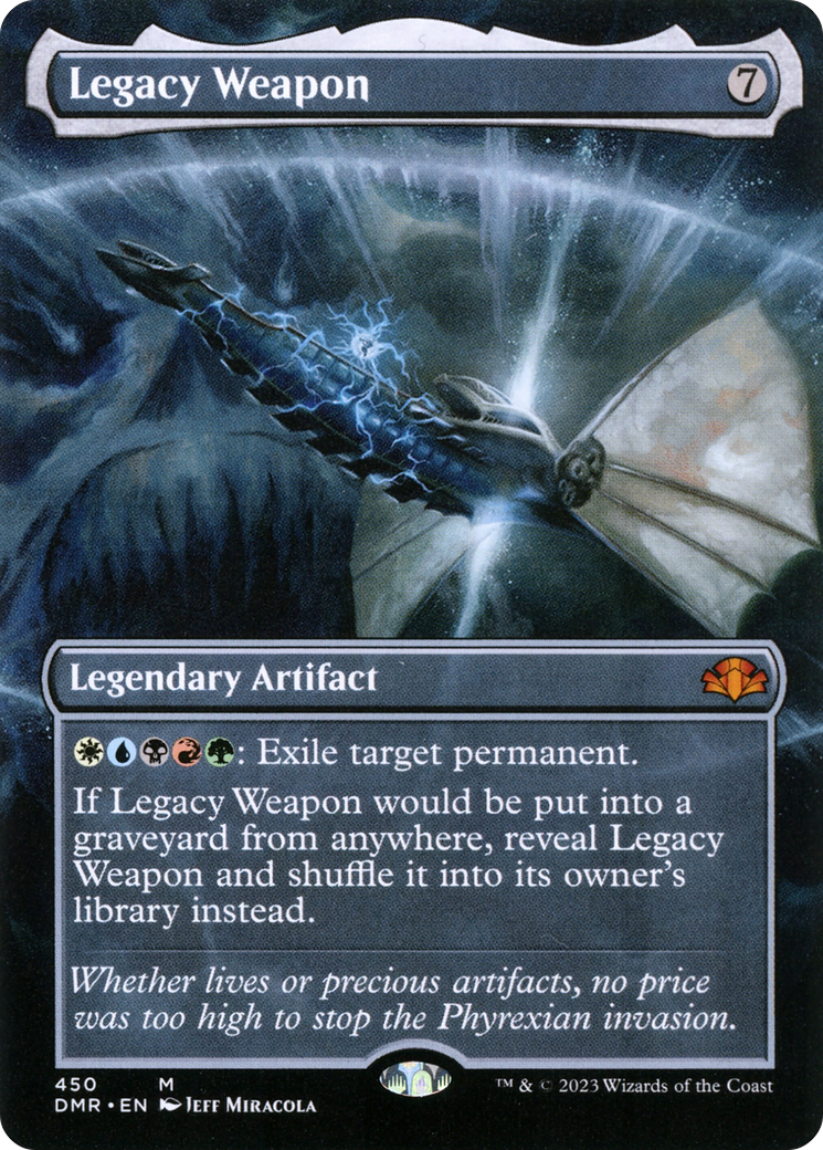 {R} Legacy Weapon (Borderless Alternate Art) [Dominaria Remastered][DMR 450]