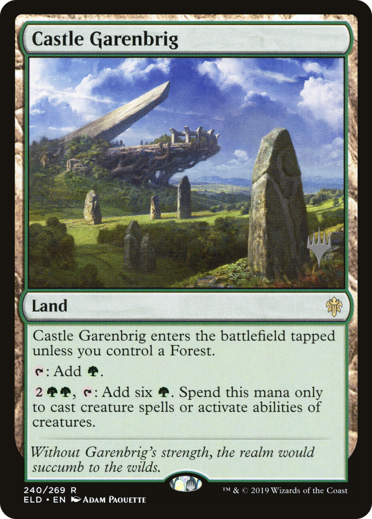 {R} Castle Garenbrig (Promo Pack) [Throne of Eldraine Promos][PP ELD 240]