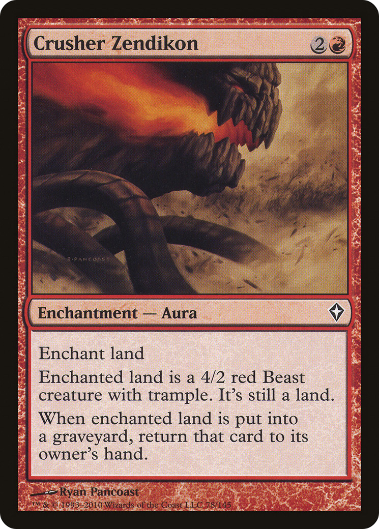 {C} Crusher Zendikon [Worldwake][WWK 078]
