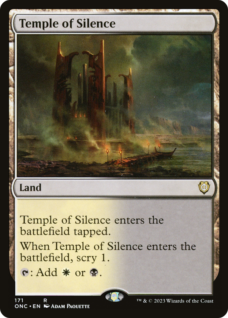 {R} Temple of Silence [Phyrexia: All Will Be One Commander][ONC 171]