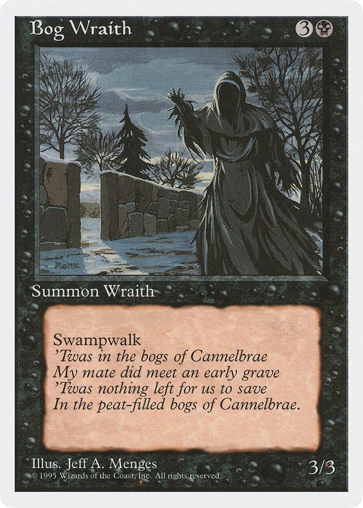 {C} Bog Wraith [Fourth Edition][4ED 124]