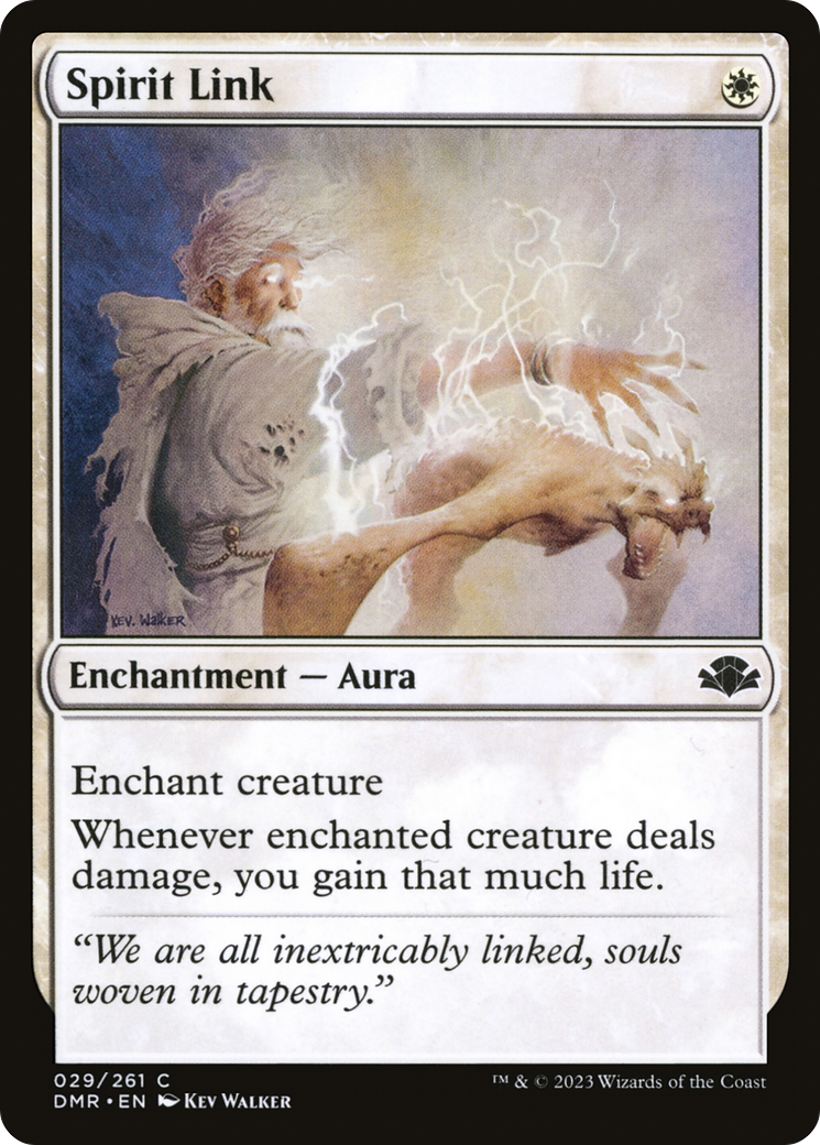 {C} Spirit Link [Dominaria Remastered][DMR 029]