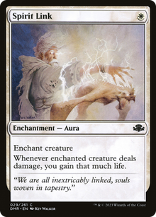 {C} Spirit Link [Dominaria Remastered][DMR 029]