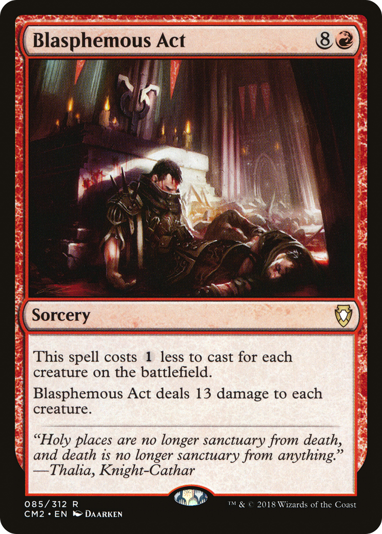 {R} Blasphemous Act [Commander Anthology Volume II][CM2 085]
